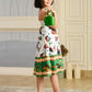 Albion Premium Girls Mac Two Green Frock