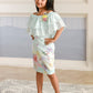 Albion Premium Girls Kittens Green Frock