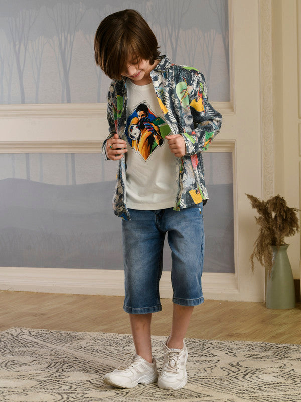 Albion Premium Boys Napoleon Multi Shirt