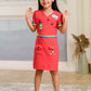 Albion Premium Girls Pure Pink A-Rani Frock