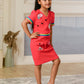 Albion Premium Girls Pure Pink A-Rani Frock