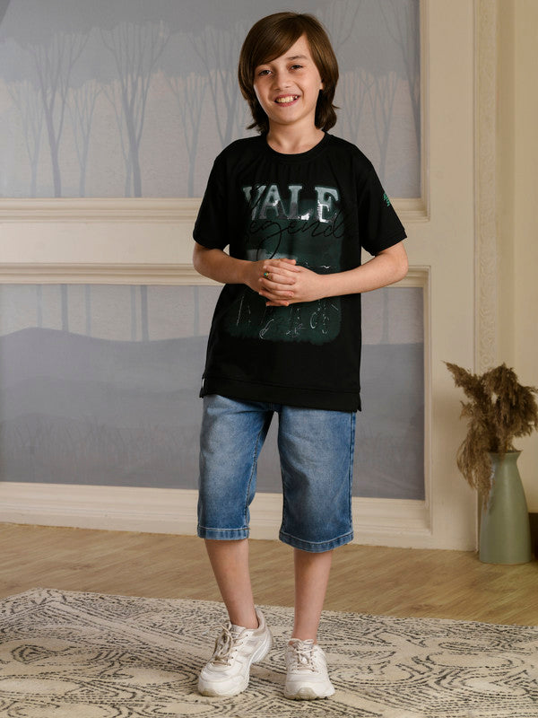 Albion Premium Boys Ioniq Black T-shirt
