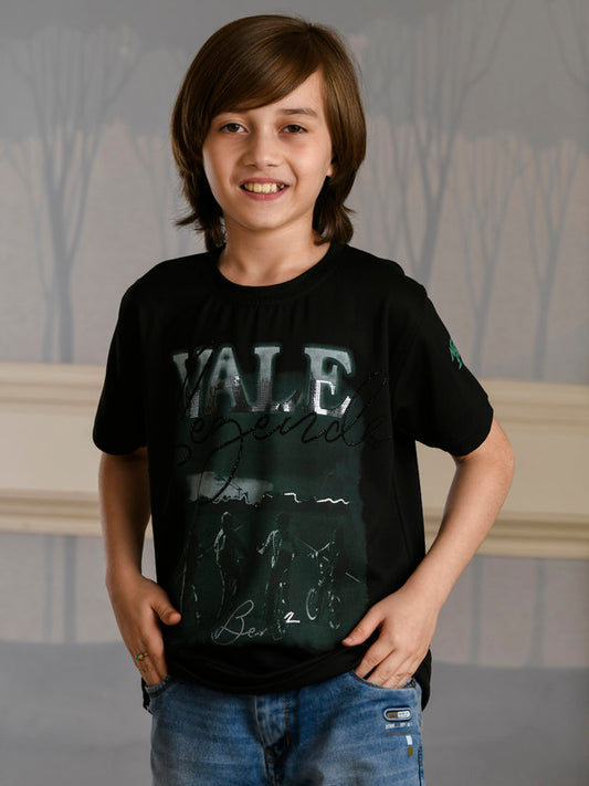 Albion Premium Boys Ioniq Black T-shirt