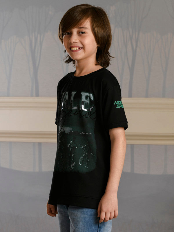 Albion Premium Boys Ioniq Black T-shirt