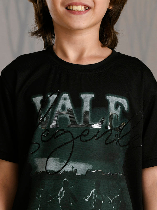 Albion Premium Boys Ioniq Black T-shirt