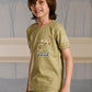 Albion Premium Boys Shruti Kothwadi Fown T-shirt