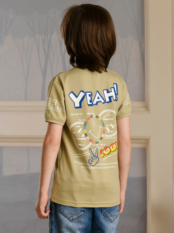 Albion Premium Boys Shruti Kothwadi Fown T-shirt