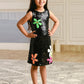 Albion Premium Infants Kittens Black Frock
