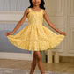 Albion Premium Girls Archana Yellow Frock