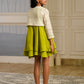 Albion Premium Girls Innocence Neon Green Frock