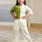 Albion Premium Girls Napoleon Green Frock