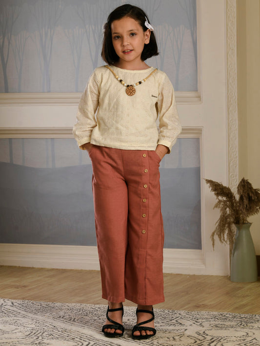 Albion Premium Girls Set Innocence Onion Pink Skirt Top