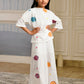 Albion Premium Girls Set Saloni White Skirt Top