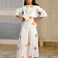 Albion Premium Girls Set Saloni White Skirt Top