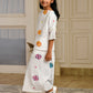 Albion Premium Girls Set Saloni White Skirt Top