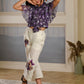 Albion Premium Girls Set Be Kids Purple Skirt Top