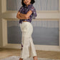Albion Premium Girls Set Be Kids Purple Skirt Top