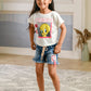 Albion Premium Girls Set Kittens Pink Skirt Top