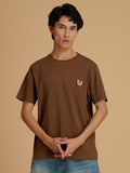 Albion Premium Men D Brown T-Shirt