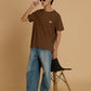 Albion Premium Men D Brown T-Shirt