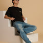 Albion Premium Men Black T-Shirt