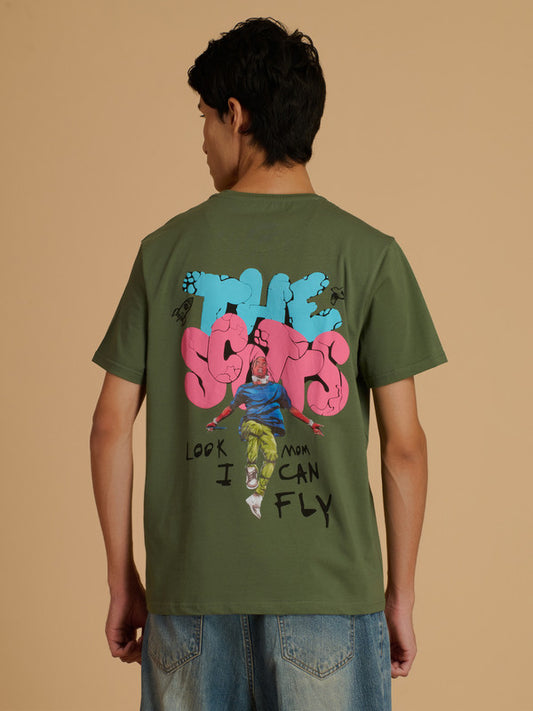 Albion Premium Men Green T-Shirt