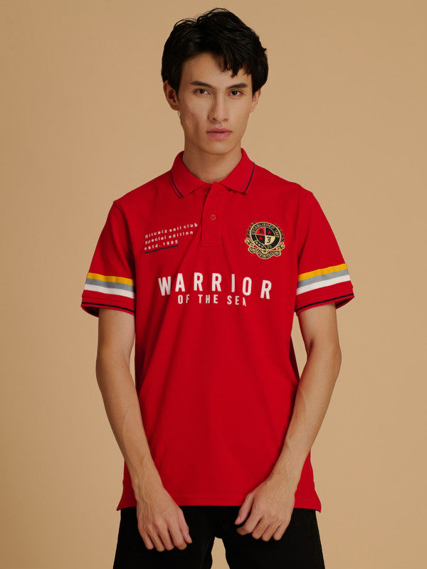 Albion Premium Men Red T-Shirt