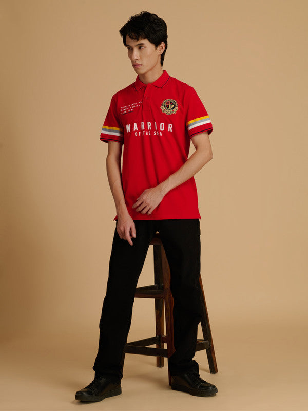 Albion Premium Men Red T-Shirt
