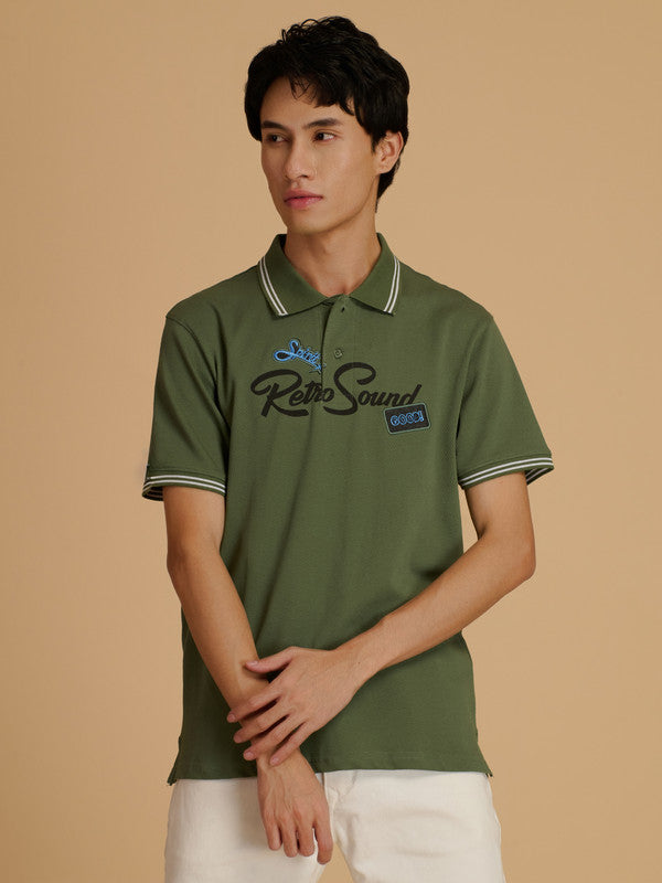 Albion Premium Men Green T-Shirt