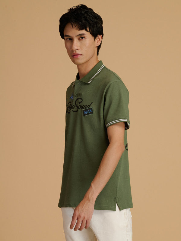 Albion Premium Men Green T-Shirt
