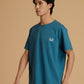 Albion Premium Men Teal T-Shirt