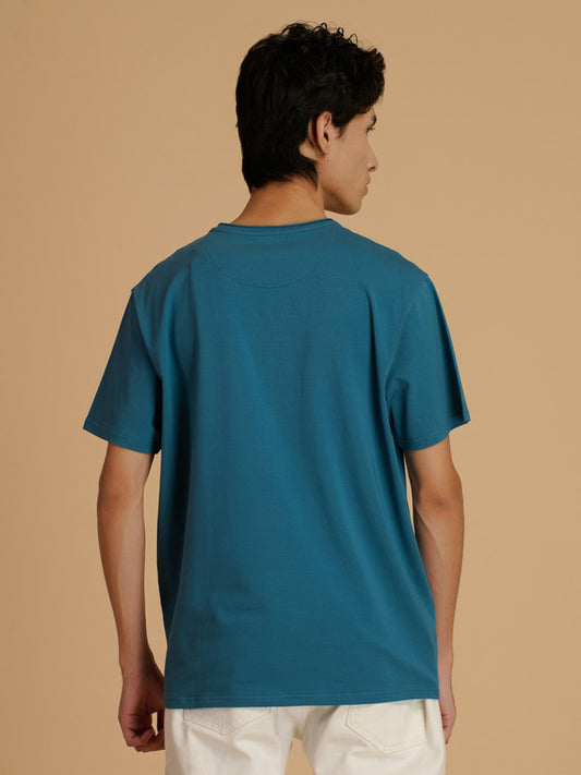Albion Premium Men Teal T-Shirt
