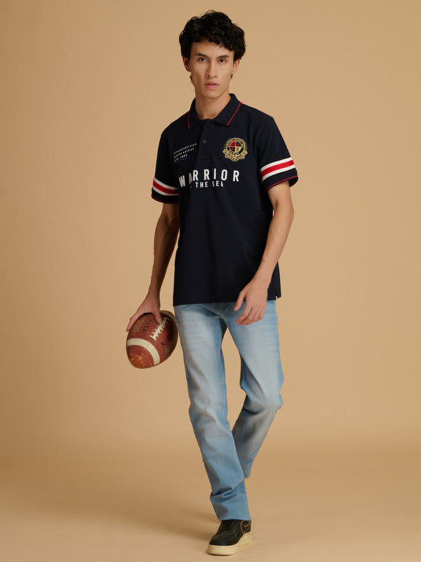 Albion Premium Men Navy T-Shirt