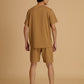 Albion Premium Men L.Brown Co-ord set