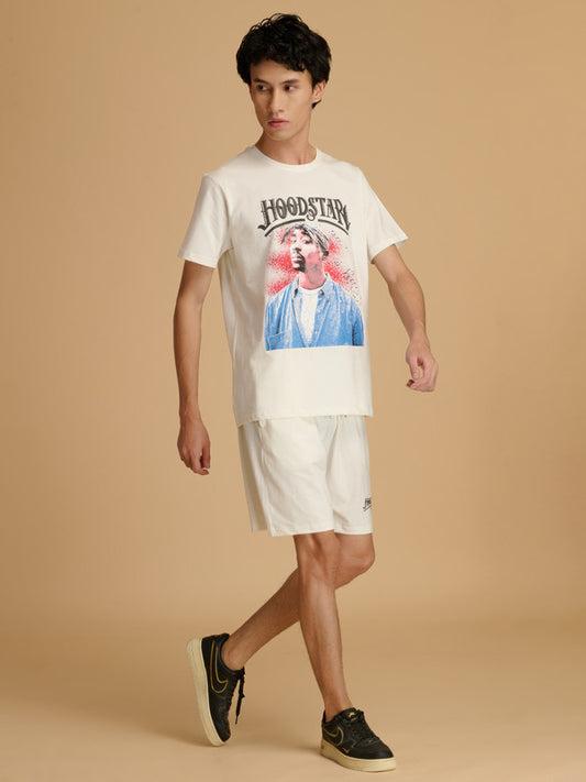 Albion Premium Men White Co-ord set