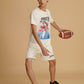 Albion Premium Men White Co-ord set