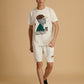 Albion Premium Men White Co-ord set