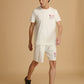 Albion Premium Men White Co-ord set