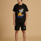 Albion Premium Men Black Co-ord set