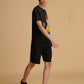 Albion Premium Men Black Co-ord set