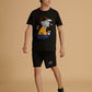 Albion Premium Men Black Co-ord set