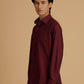 Albion Premium Men Mehroon Shirt Fs
