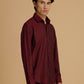 Albion Premium Men Mehroon Shirt Fs