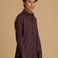 Albion Premium Men Mehroon Shirt Fs