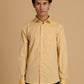 Albion Premium Men Orange Shirt Fs