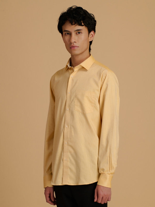 Albion Premium Men Orange Shirt Fs