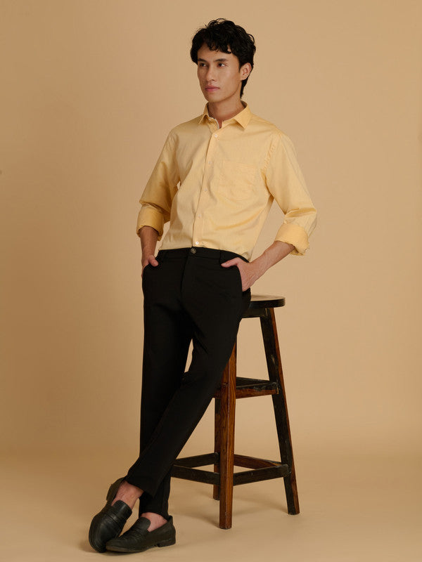 Albion Premium Men Orange Shirt Fs