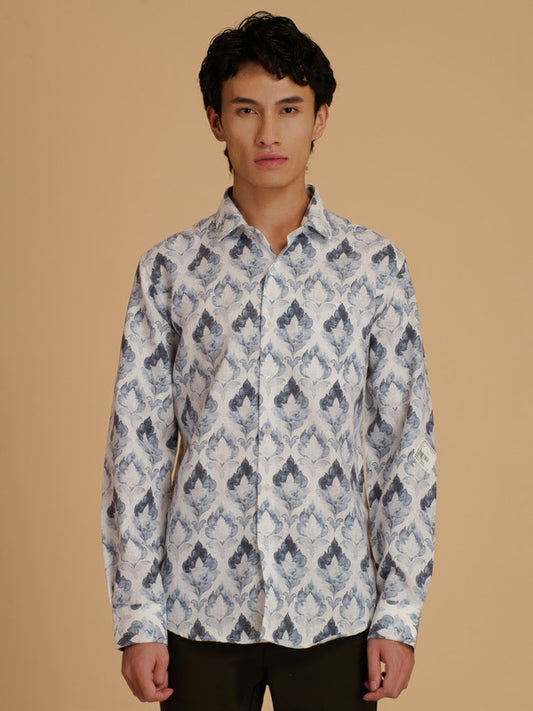 Albion Premium Men Print Shirt Fs