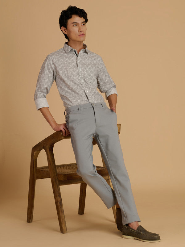 Albion Premium Men Cream Shirt Fs