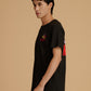 Albion Premium Cyan Black Men T-Shirt